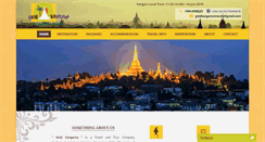 Desktop Screenshot of goldkangaroomyanmartravels.com